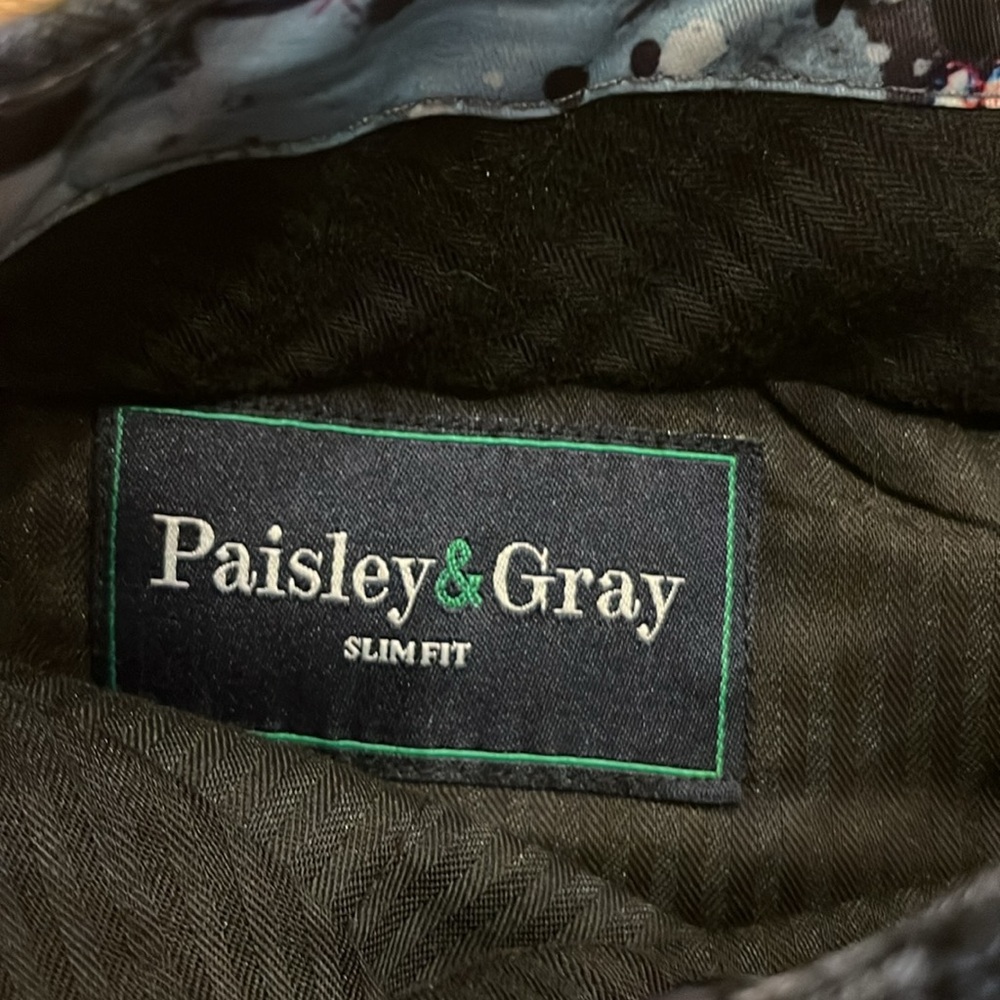 PAISLEY & GRAY Women’s Slim Fit Blue and Black Checkered Pants Size W29 x 32L - Picture 3 of 6